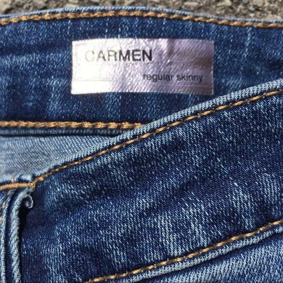 Only Brand Skinny Jeans with Feather Embroidery - Picture 8 of 16